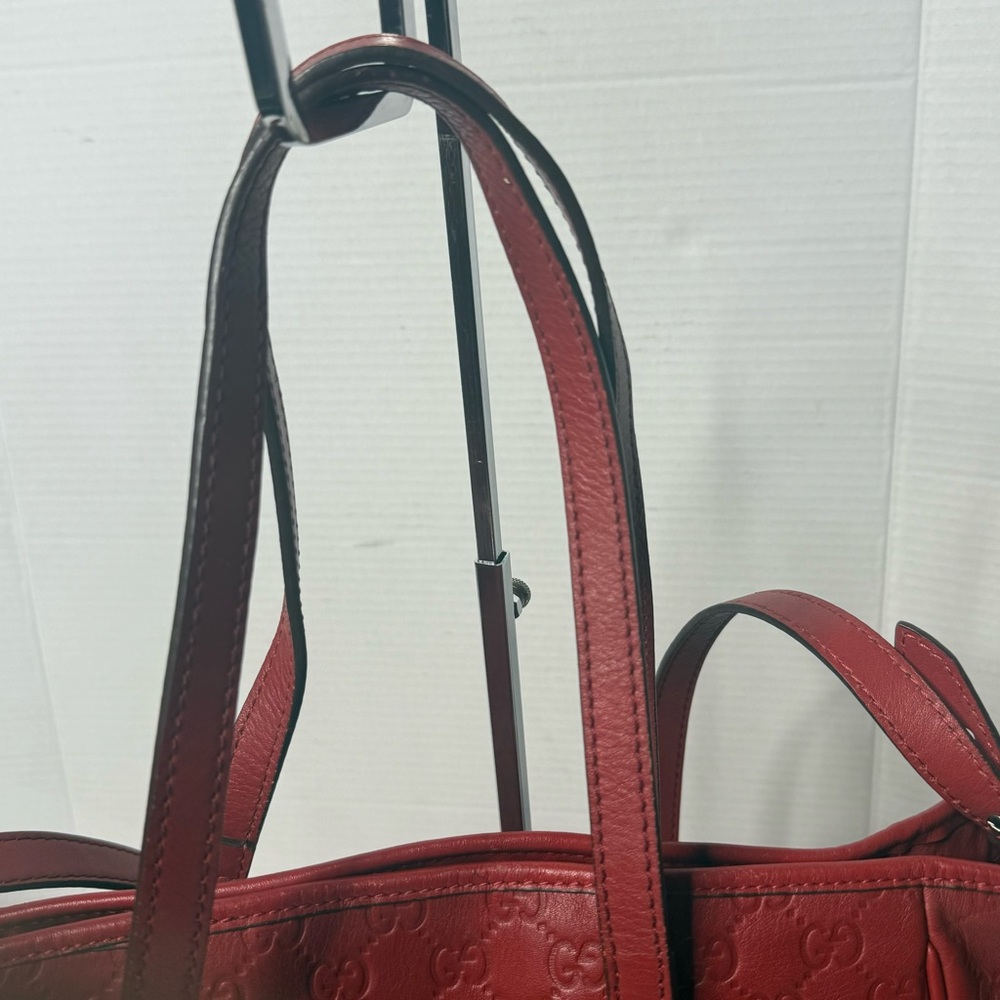 Gucci GG 2 way leather tote bag - Picture 8 of 17